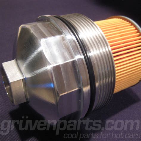 mk4 vr6 12v gruvenparts metal oil filter housing|:: GruvenParts .